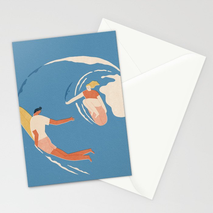 Wave lovers Stationery Card Gallery Image 2