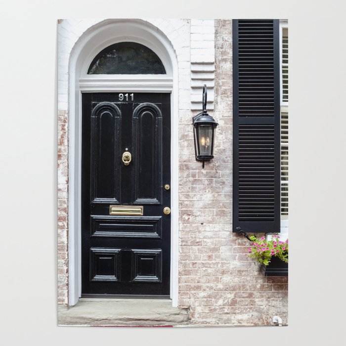 The Glossy Black Door / Alexandria, VA Poster