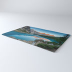 Moraine Lake Sunrise Banff National Park Canada Mountain Landscape Rug Gallery Image 3