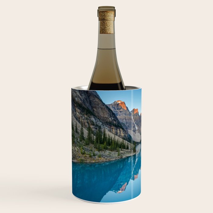 Moraine Lake Sunrise Banff National Park Canada Mountain Landscape Wine Chiller Gallery Image 2