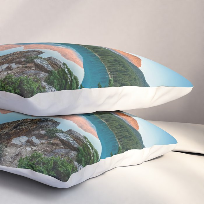 Moraine Lake Sunrise Banff National Park Canada Mountain Landscape Pillow Sham Gallery Image 3