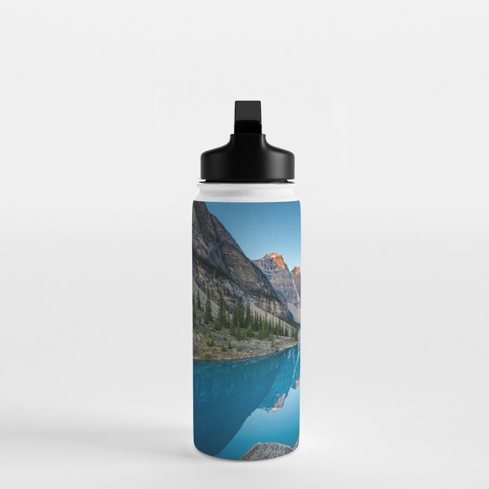 Moraine Lake Sunrise Banff National Park Canada Mountain Landscape Water Bottle Gallery Image 3