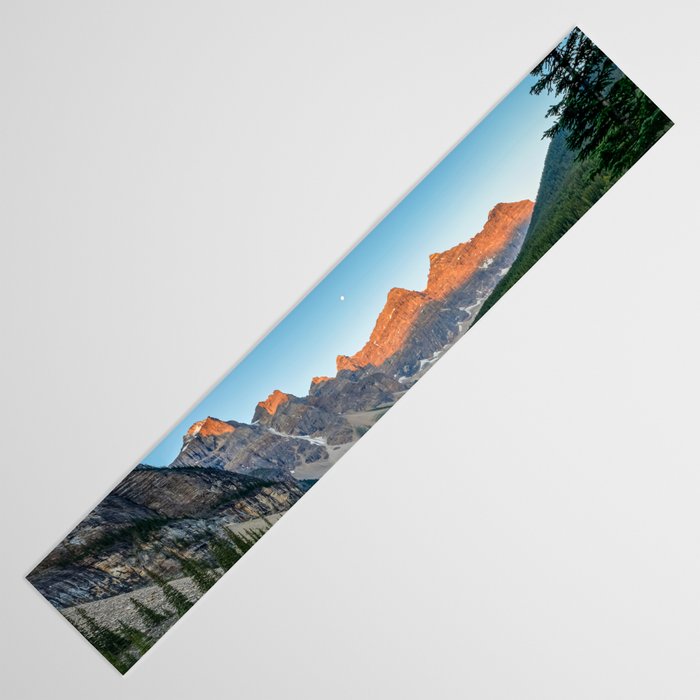 Moraine Lake Sunrise Banff National Park Canada Mountain Landscape Table Runner Gallery Image 3