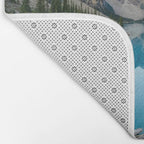 Moraine Lake Sunrise Banff National Park Canada Mountain Landscape Bath Mat Gallery Image 2