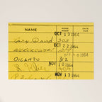 Library Card 23322 Yellow Welcome Mat Gallery Image 1