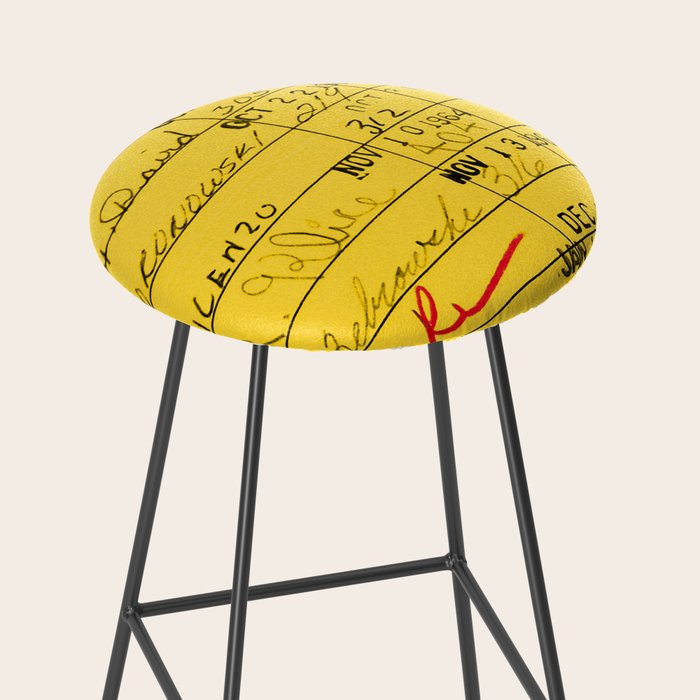 Library Card 23322 Yellow Stool Gallery Image 2