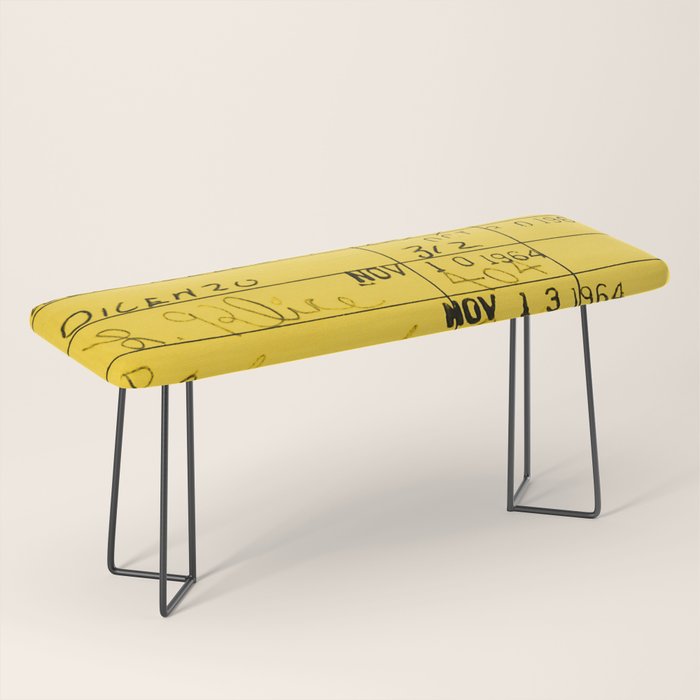 Library Card 23322 Yellow Bench Gallery Image 1