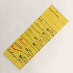 Library Card 23322 Yellow Yoga Mat Gallery Image 1