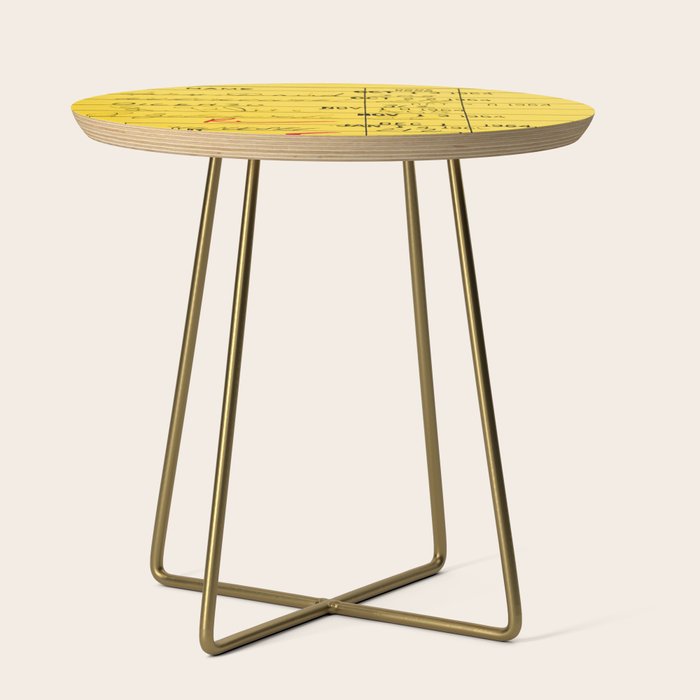 Library Card 23322 Yellow Side Table Gallery Image 1