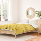 Library Card 23322 Yellow Duvet Cover Gallery Image 2