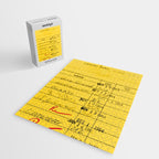 Library Card 23322 Yellow Jigsaw Puzzle Gallery Image 2