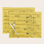 Library Card 23322 Yellow Placemat Gallery Image 1