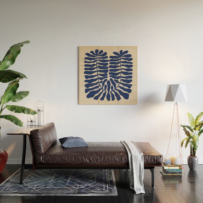 One Hundred-Leaved Plant #8 Wood Wall Art Gallery Image 2