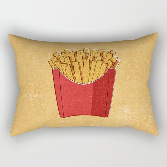 FAST FOOD / Fries Rectangular Pillow Gallery Image 1