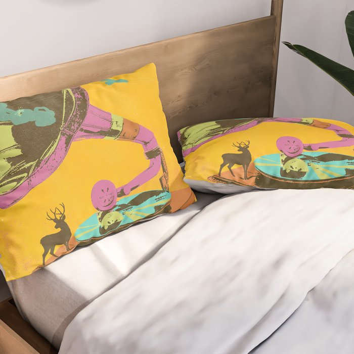 NATURE GRAMOPHONE Pillow Sham Gallery Image 2