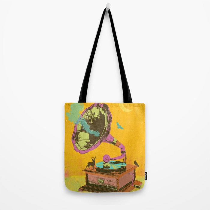 NATURE GRAMOPHONE Tote Bag Gallery Image 2