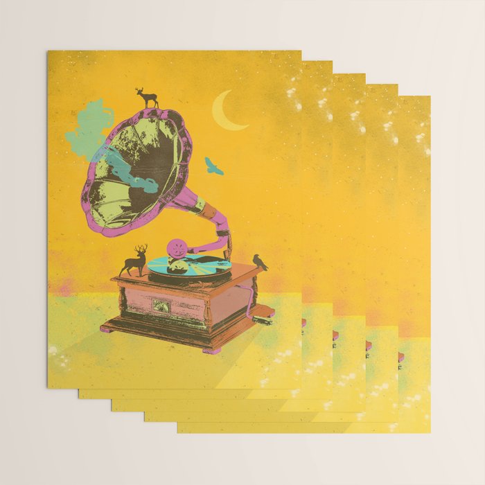 NATURE GRAMOPHONE Wrapping Paper Gallery Image 3