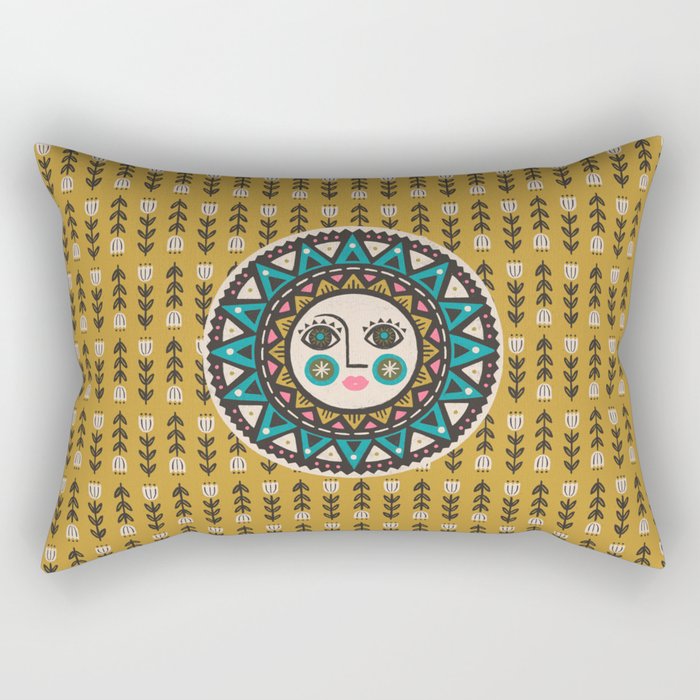 Sunshine & Flowers Rectangular Pillow Gallery Image 2