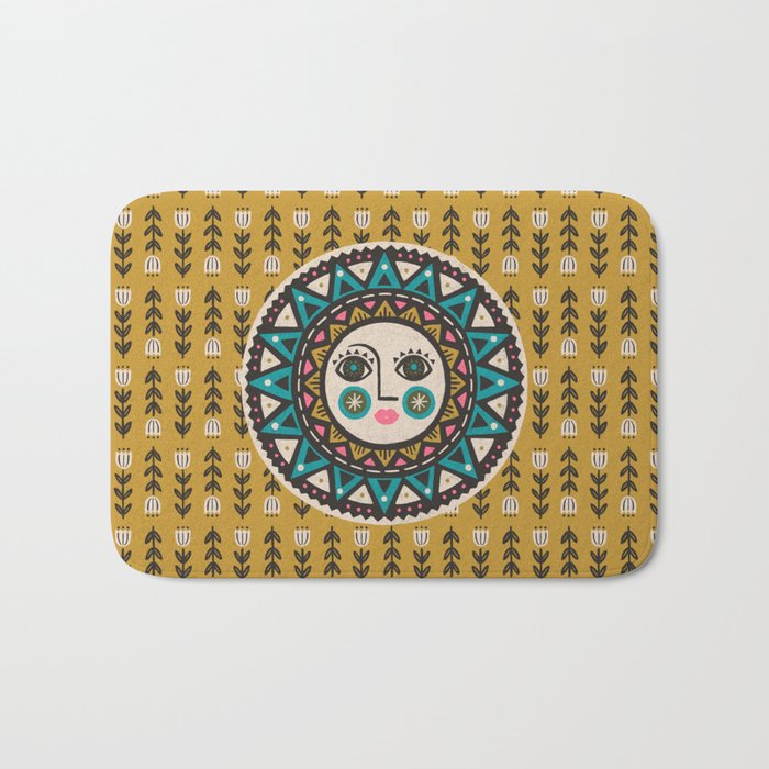 Sunshine & Flowers Bath Mat Gallery Image 1