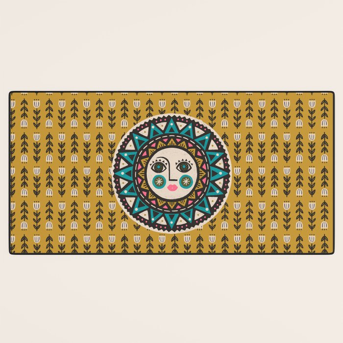 Sunshine & Flowers Desk Mat Gallery Image 3