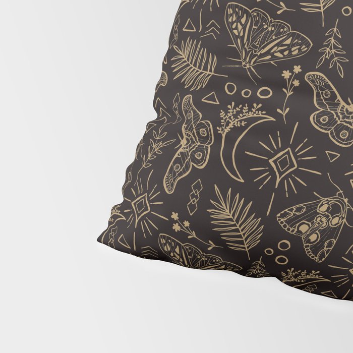 Callisto Moon Moths Pillow Sham Gallery Image 4