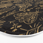 Callisto Moon Moths Bath Mat Gallery Image 3