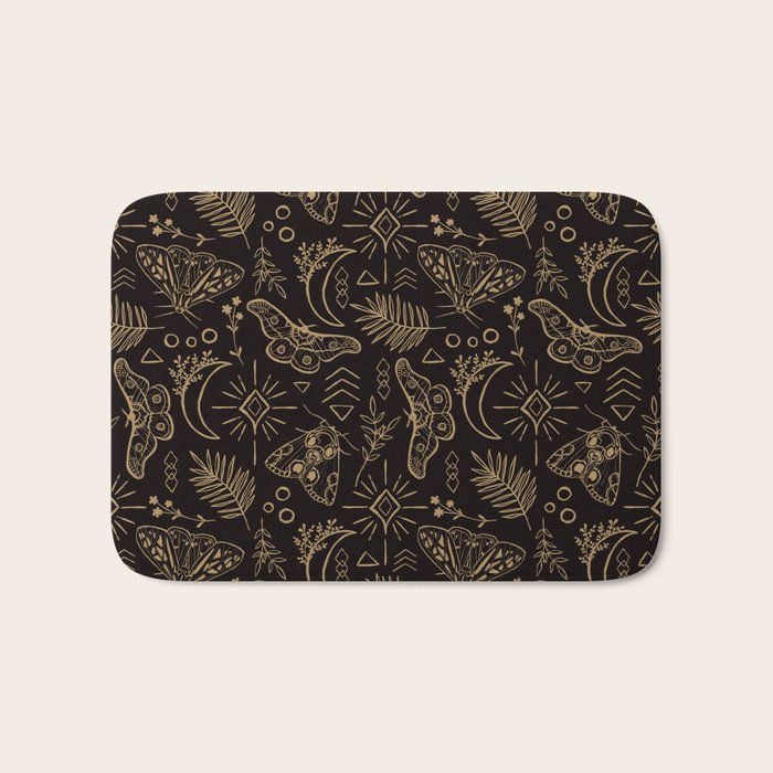 Callisto Moon Moths Bath Mat Gallery Image 1
