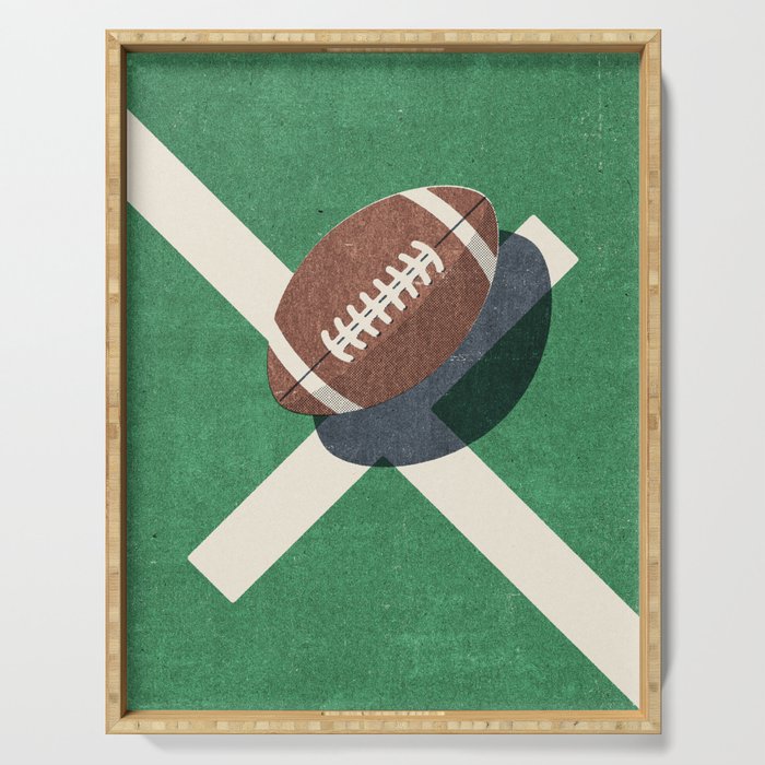 BALLS / American Football Serving Tray Gallery Image 1