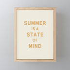 Summer Is A State Of Mind Mini Art Print Gallery Image 1