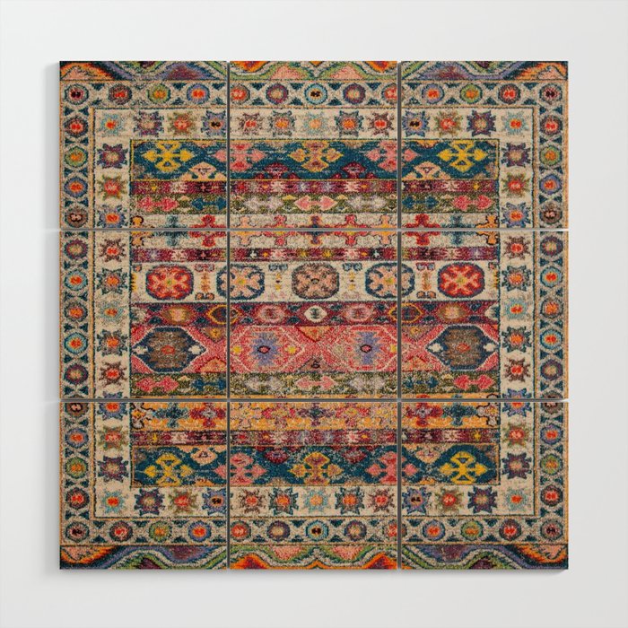 Bohemian Pattern Wood Wall Art Gallery Image 1