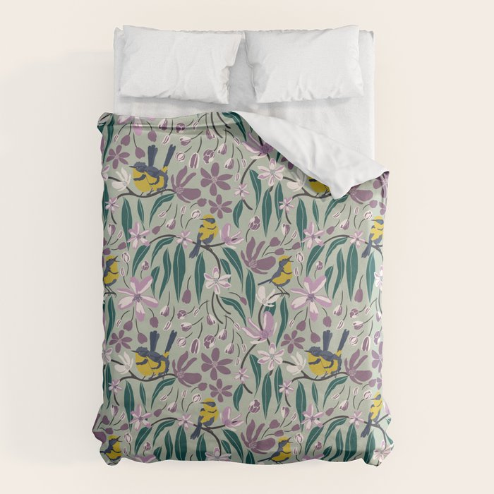 Spring Melody- Wrens Duvet Cover Gallery Image 6