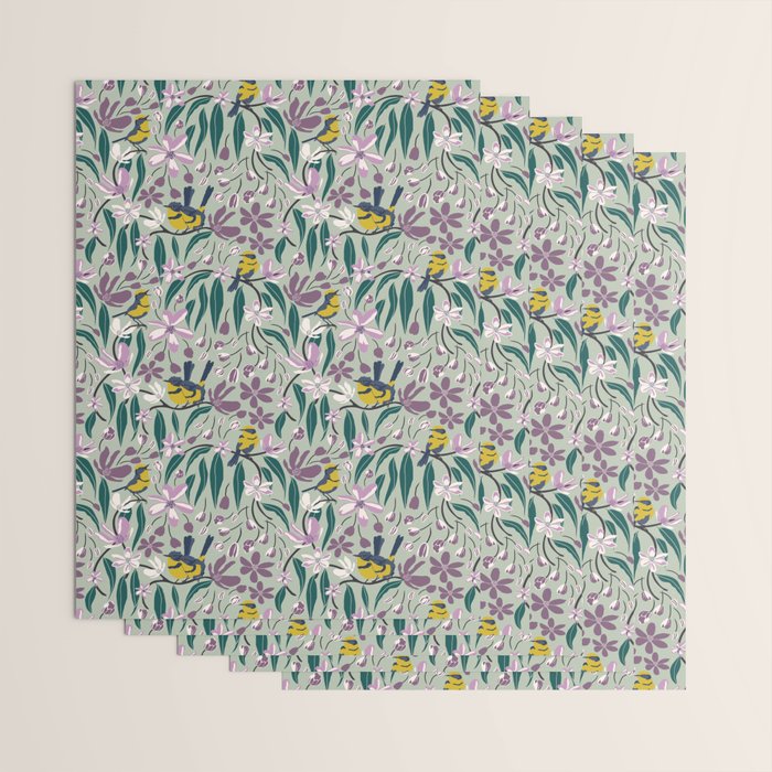 Spring Melody- Wrens Wrapping Paper Gallery Image 3