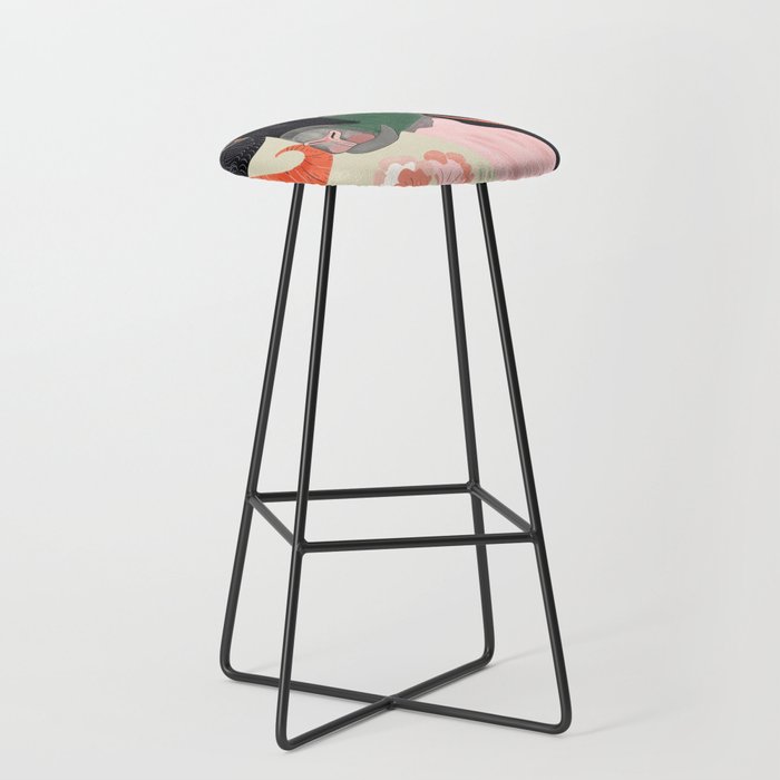 Floral Ram Stool Gallery Image 1