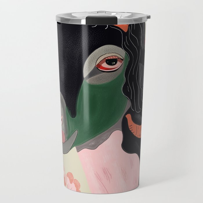 Floral Ram Travel Mug Gallery Image 1