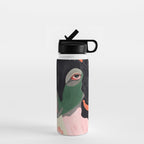 Floral Ram Water Bottle Gallery Image 1