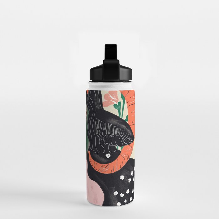 Floral Ram Water Bottle Gallery Image 2