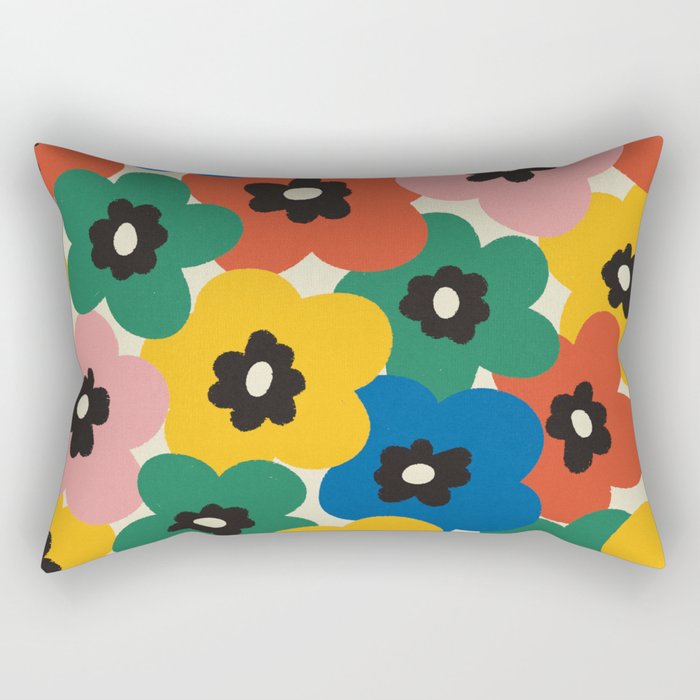 Summer Garden #3 Rectangular Pillow Gallery Image 2