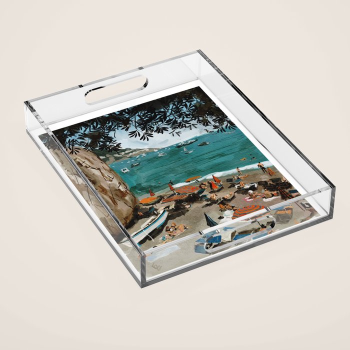 Amalfy coast Acrylic Tray Gallery Image 1