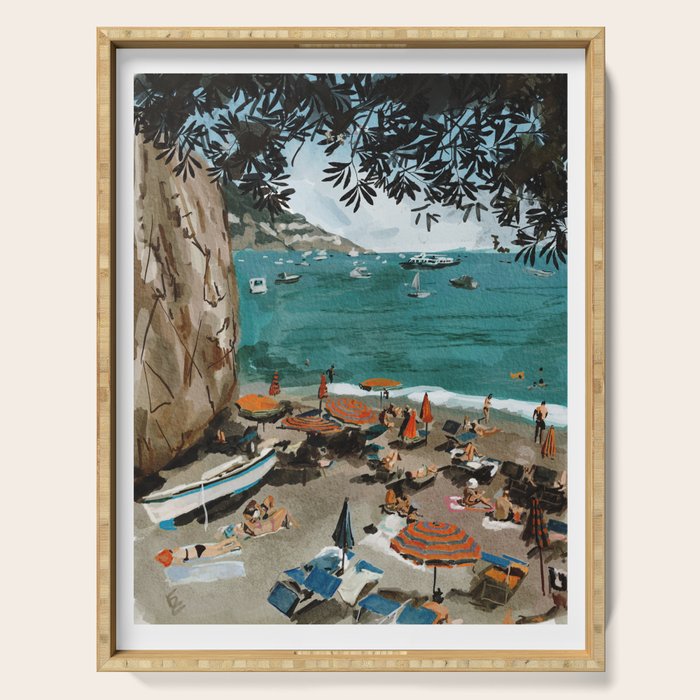 Amalfy coast Serving Tray Gallery Image 1