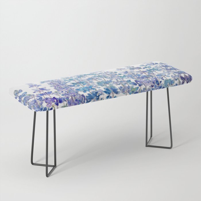blue and purple lupin flowers horizontal  Bench Gallery Image 1