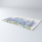 blue and purple lupin flowers horizontal  Rug Gallery Image 3