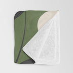 Abstract Foliage 5 Throw Blanket Gallery Image 3