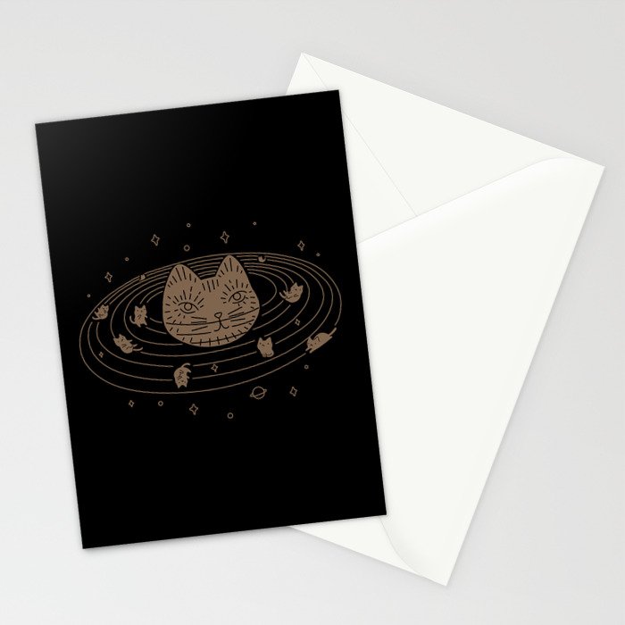 Cat Landscape 147: Caturn Stationery Card Gallery Image 2