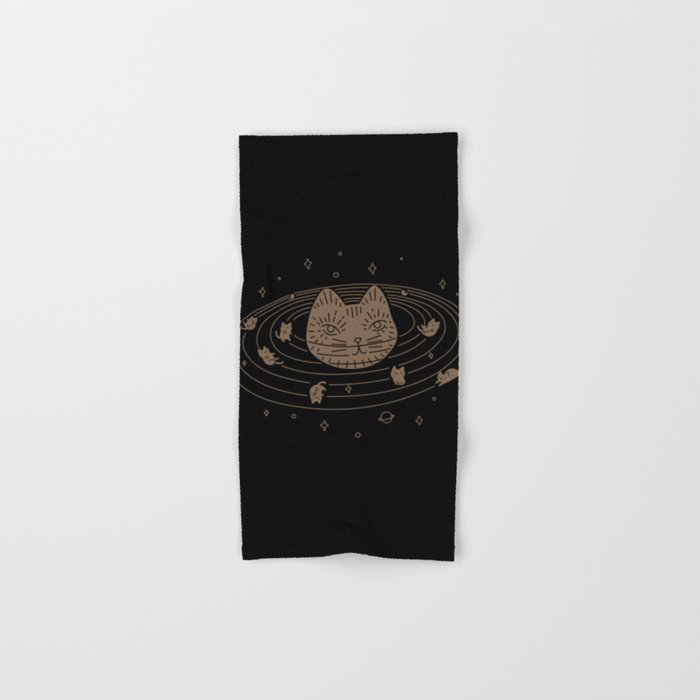 Cat Landscape 147: Caturn Bath Towel Gallery Image 1