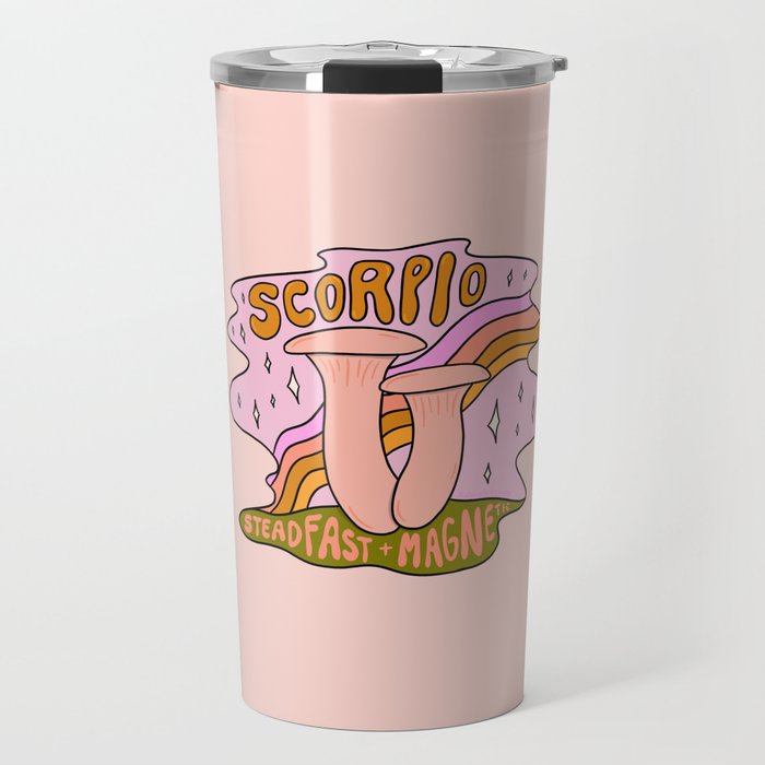 Scorpio Mushroom Travel Mug Gallery Image 1