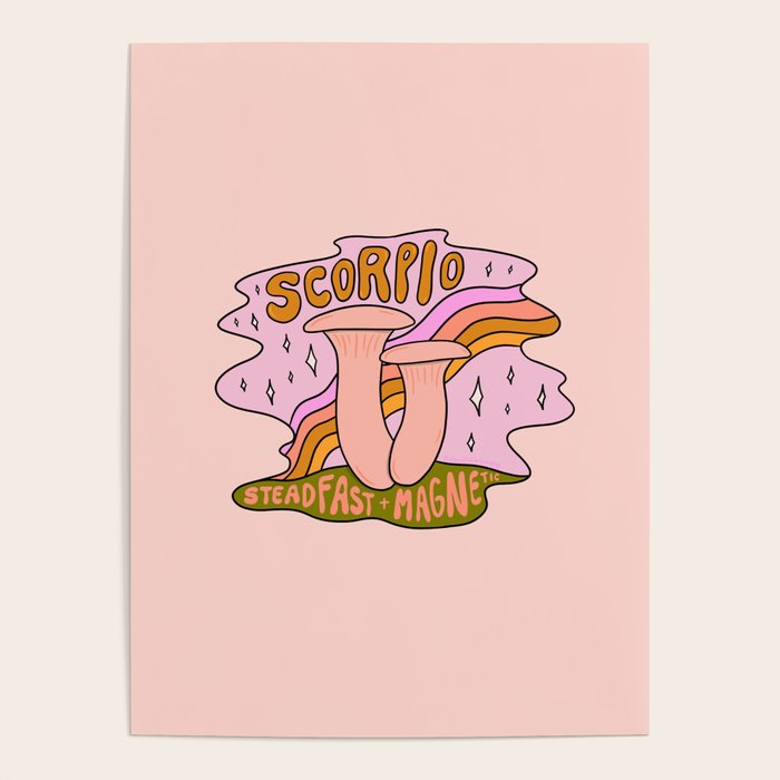 Scorpio Mushroom Poster Gallery Image 1