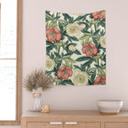  Floral Vintage Garden VI Wall Tapestry Gallery Image 2