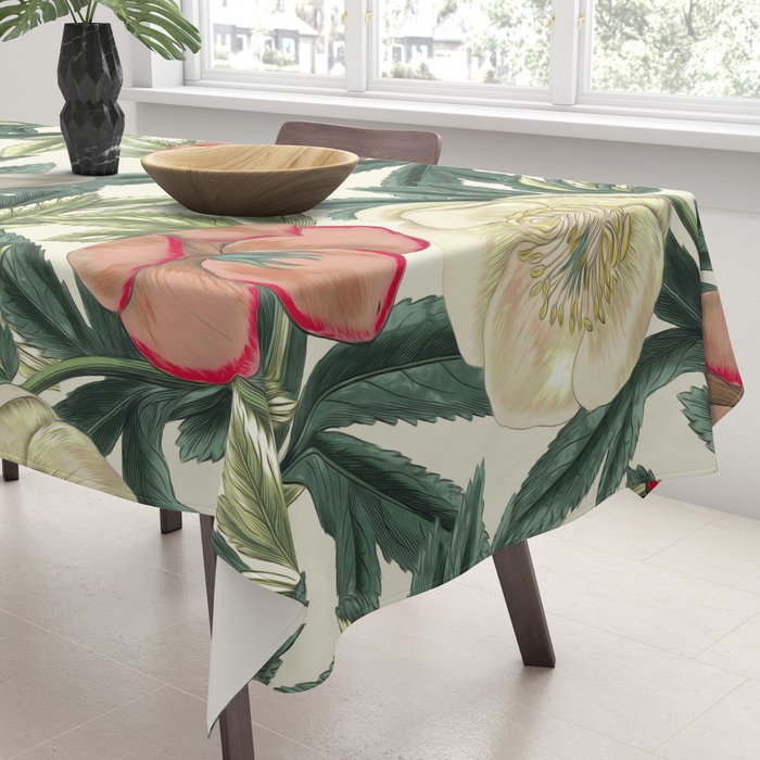  Floral Vintage Garden VI Tablecloth Gallery Image 3