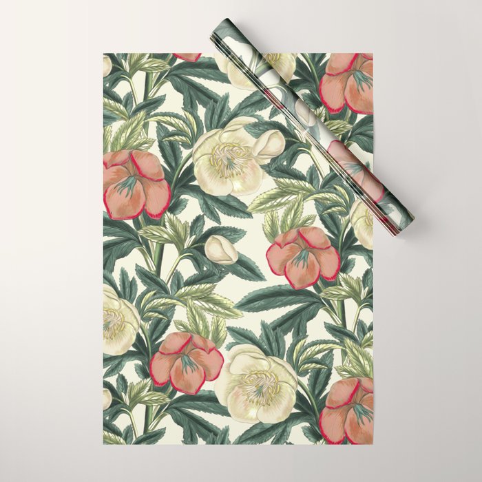  Floral Vintage Garden VI Wrapping Paper Gallery Image 1