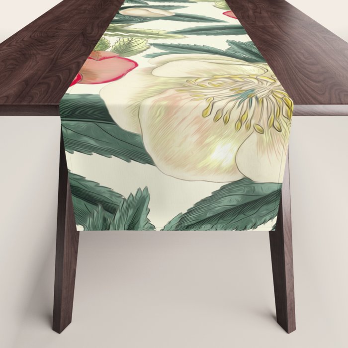  Floral Vintage Garden VI Table Runner Gallery Image 1